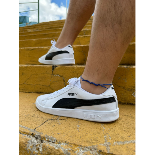 Tênis Smash Masculino Puma Branco Tênis Smash Masculino Puma Branco