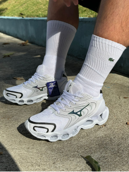 Tênis Wave Prophecy 12 Masculino Mizuno Branco - Tênis Mizuno