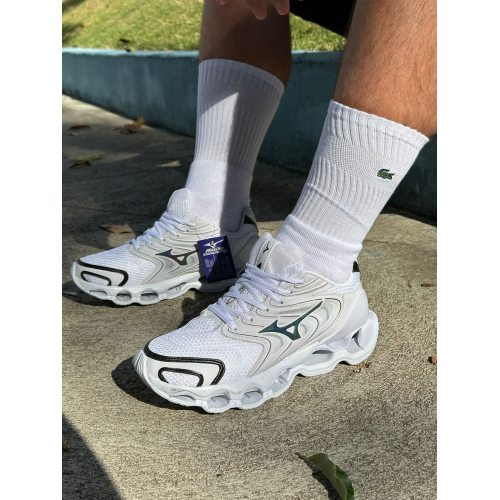 Tênis Wave Prophecy 12 Masculino Mizuno Branco