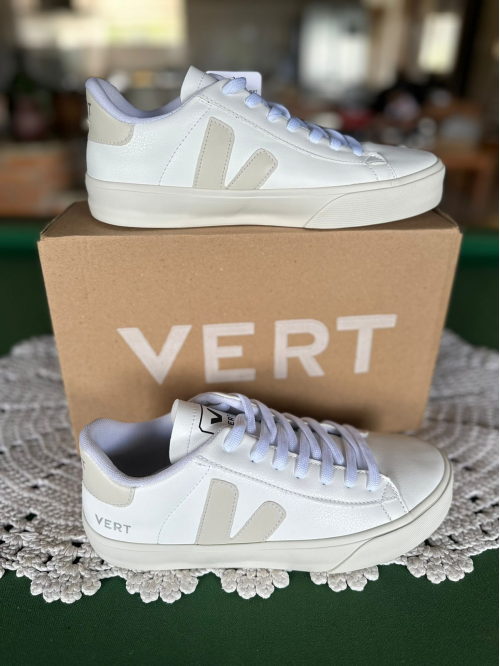 Tênis Esplar Feminino Vert Branco/Gelo - Tênis Vert