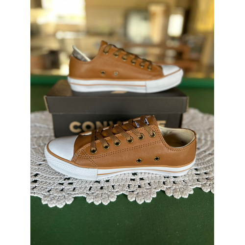 Tênis Cano Curto All Star Feminino Caramelo Sintético