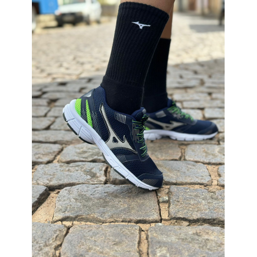 Tênis Wave Masculino Mizuno Azul/Verde