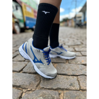 Tênis Wave Masculino Mizuno Cinza - Tênis Mizuno