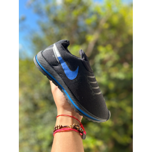 Tênis Infantil Unissex Slip Air Zoom Nike Preto/Azul Tênis Infantil Unissex Slip Air Zoom Nike Preto/Azul