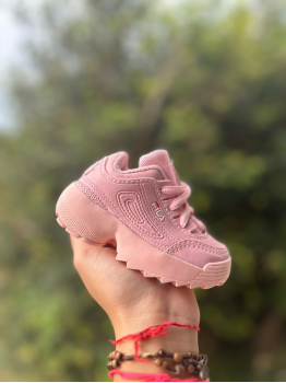 Tênis Infantil Disruptor Feminino Fila Rosa - Tênis Fila