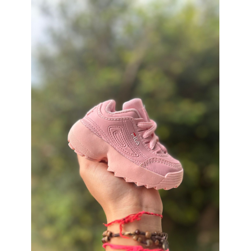 Tênis Infantil Disruptor Feminino Fila Rosa Tênis Infantil Disruptor Feminino Fila Rosa