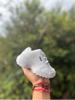 Tênis Infantil Disruptor Unissex Fila Branco - Tênis Fila