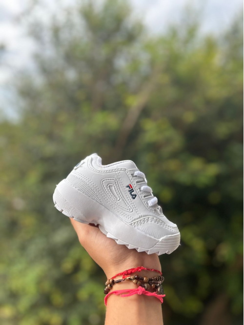 Tênis Infantil Disruptor Unissex Fila Branco - Tênis Fila
