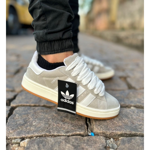 Tênis Campus Masculino Premium Adidas Branco