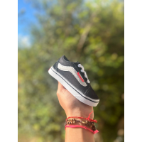 Tênis Infantil Old Skool PVC Unissex Vans Preto/Branco - Tênis Vans