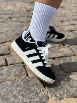 Tênis Campus Unissex Premium Adidas Preto - Tênis Adidas