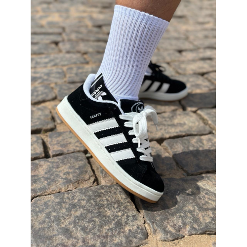 Tênis Campus Unissex Premium Adidas Preto Tênis Campus Unissex Premium Adidas Preto