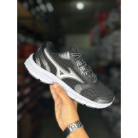 Tênis Wave Masculino Mizuno Preto/prata - Tênis Mizuno