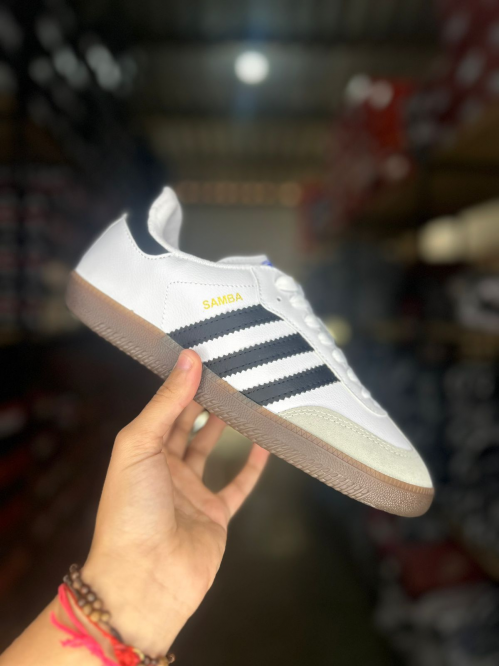 Tênis Samba Feminino Adidas Branco - Tênis Adidas