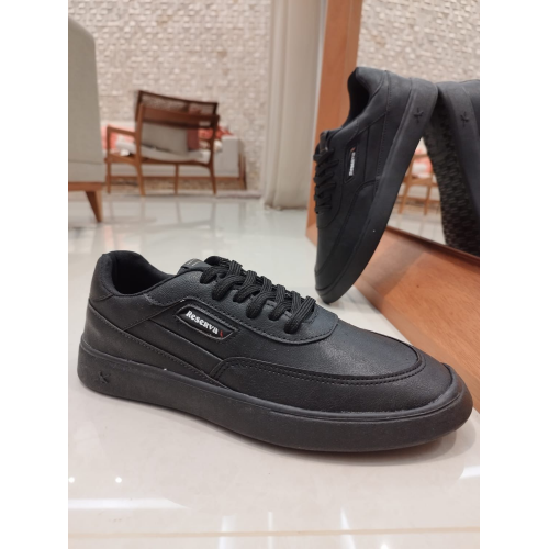 Tênis Musta Masculino Reserva Preto/Preto Tênis Musta Masculino Reserva Preto/Preto