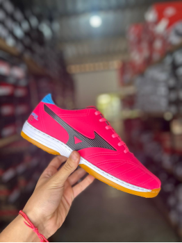 Chuteira Futsal Morelia Neo Masculino Mizuno Rosa - Tênis Mizuno