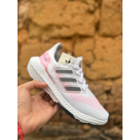 Tênis Ultraboost 21 Feminino Adidas Gelo/Rosa - Tênis Adidas