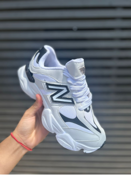 Tênis 9060 Premium Masculino New Balance Branco /Preto - Tênis New Balance