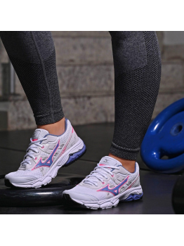 Tênis Wave Nirvana 9 Feminino Mizuno Branco - Tênis Mizuno