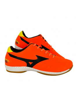 Chuteira Futsal Morelia Neo Masculino Mizuno Laranja - Tênis Mizuno