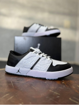 Tênis Botinha Air Jordan NU Masculino Branco/Preto - Tênis Nike