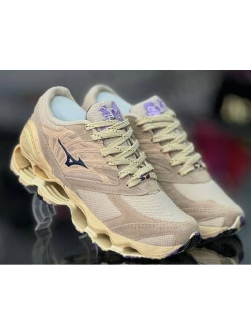 Tênis Wave Prophecy LS Flor de Lotus Masculino Mizuno Bege - Tênis Mizuno