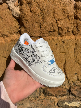Tênis  Air Force  Bobbie Goods Unissex Nike Branco - Tênis Nike