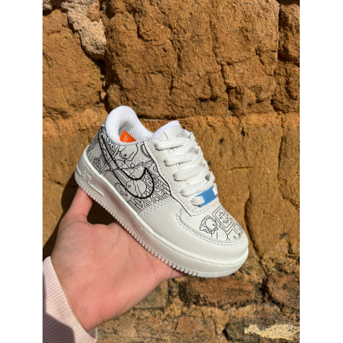 Tênis Air Force Bobbie Goods Unissex Nike Branco Tênis Air Force Bobbie Goods Unissex Nike Branco