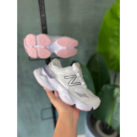 Tênis 9060 Premium New Balance Branco/Rosa - Tênis New Balance