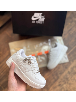 Tênis  Air Force  Infantil Premium Unissex Nike Branco - Tênis Nike