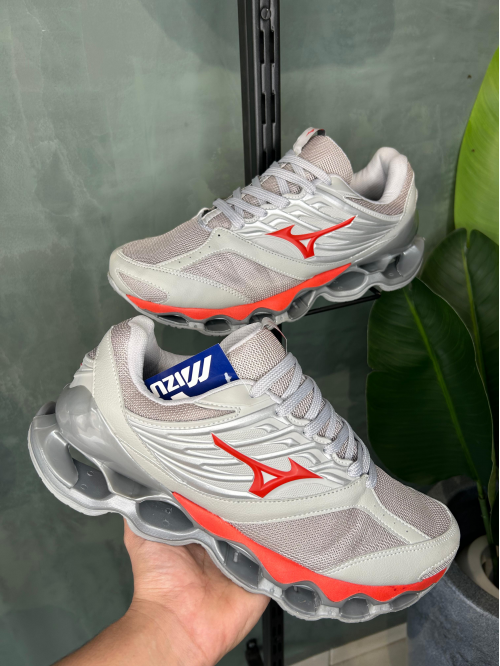 Tênis Wave Prophecy Especial Mizuno Cinza - Tênis Mizuno
