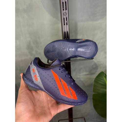 Chuteira Infantil Futsal Messi Unissex Adidas Marinho/Laranja Chuteira Infantil Futsal Messi Unissex Adidas Marinho/Laranja