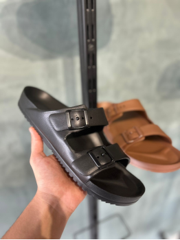 Chinelo Birken Ortopédico EVA  Preto - Marcas Autorais  