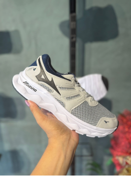 Tênis Jet 4 Masculino Mizuno Cinza/ Azul - Tênis Mizuno