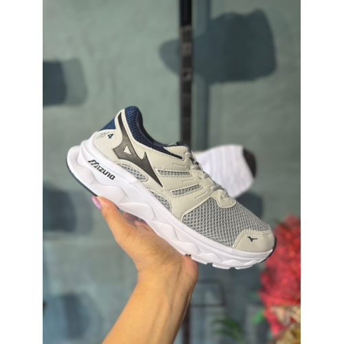 Tênis Jet 4 Masculino Mizuno Cinza/ Azul Tênis Jet 4 Masculino Mizuno Cinza/ Azul