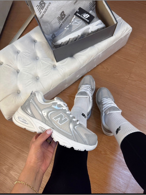 Tênis 530 Premium Feminino New Balance Cinza - Tênis New Balance