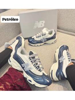 Tênis 1000 Premium Masculino New Balance Branco/Azul - Tênis New Balance