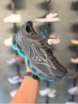 Tênis Wave Prophecy 14 premium Masculino Mizuno Grafite - Tênis Mizuno