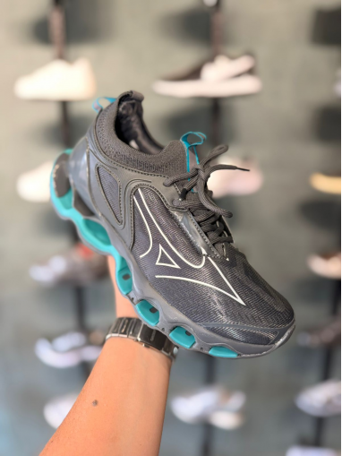 Tênis Wave Prophecy 14 premium Masculino Mizuno Grafite - Tênis Mizuno