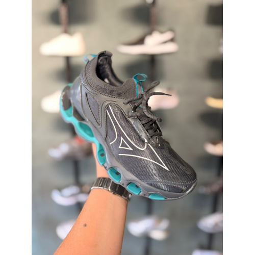 Tênis Wave Prophecy 14 premium Masculino Mizuno Grafite