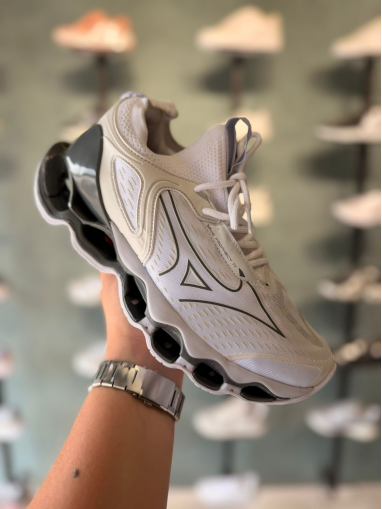 Tênis Wave Prophecy 14 premium Masculino Mizuno Branco - Tênis Mizuno