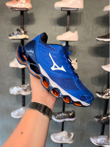 Tênis Wave Prophecy 13s premium Masculino Mizuno Royal - Tênis Mizuno