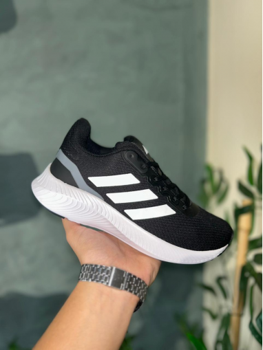 Tênis Run Falcon 3.0 Premium EVA Unissex Adidas Preto/Branco - Tênis Adidas