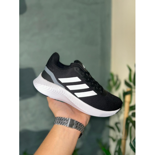 Tênis Run Falcon 3.0 Premium EVA Unissex Adidas Preto/Branco Tênis Run Falcon 3.0 Premium EVA Unissex Adidas Preto/Branco