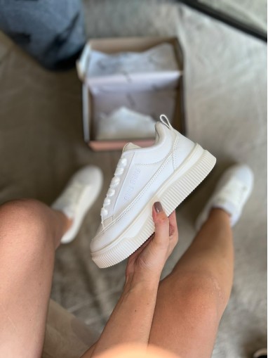 Tênis Miu MIu Classic Branco - Tênis Miu Miu