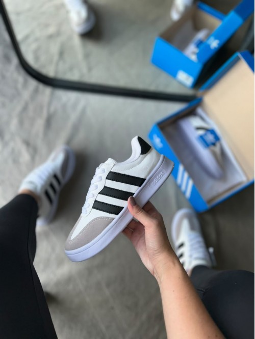 Tênis Barreda Premium Adidas Branco/Preto - Tênis Adidas - Tribo Shoes Tênis Barreda Premium Adidas Branco/Preto - Tênis Adidas
