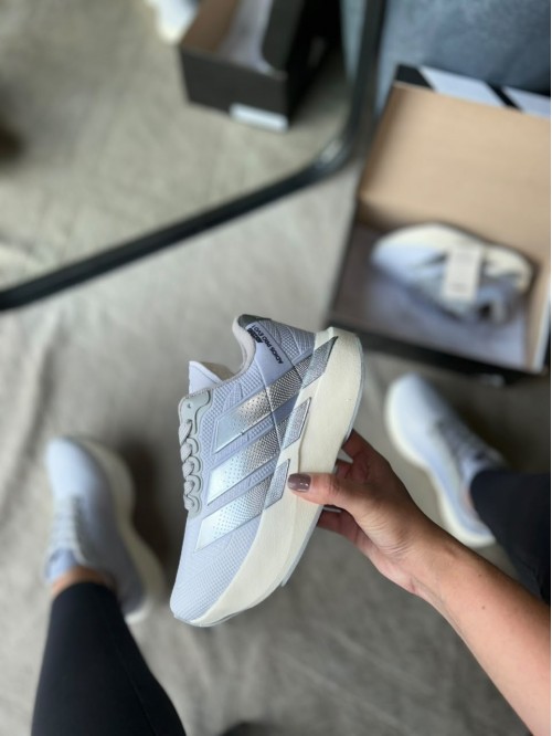 Tênis Adizero Adidas Branco Prata Evo Sl - Tênis Adidas - Tribo Shoes Tênis Adizero Adidas Branco Prata Evo Sl - Tênis Adidas