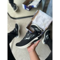 Tênis Wave Masculino Mizuno Preto/ Branco Tênis Wave Masculino Mizuno Preto/ Branco
