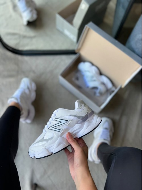 Tênis 9060 Premium New Balance Branco/Prata - Tênis New Balance - Tribo Shoes Tênis 9060 Premium New Balance Branco/Prata - Tênis New Balance