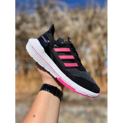 Tênis Ultraboost 21 Feminino Adidas Preto/Rosa